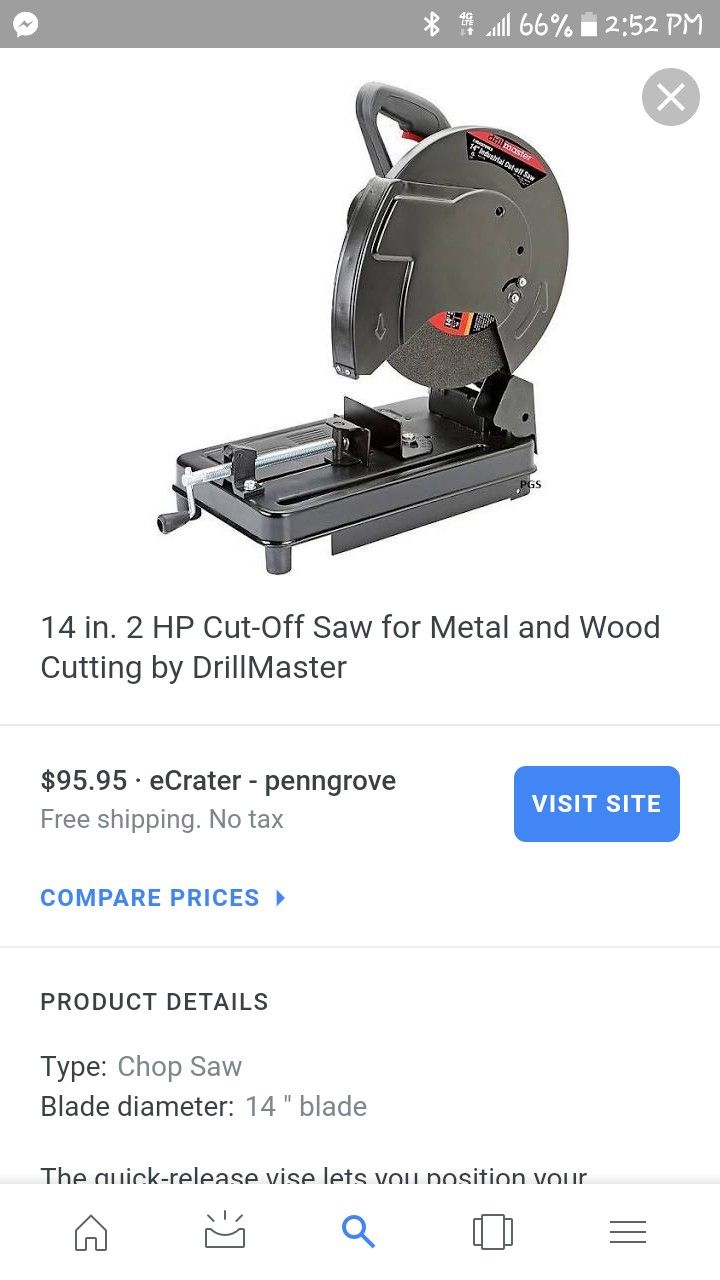 Drill master 14" industrial cut off saw