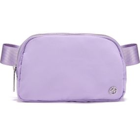NEW Belt Bag for Women, Fashion Waist Packs, Crossbody Bags, Everywhere Belt Bag with Adjustable Strap (Lilac Purple) Gift 