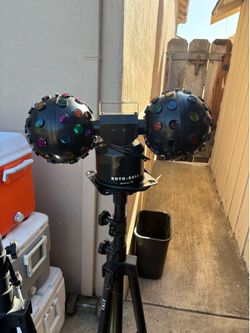 Motorized DJ root lights