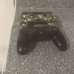 PS4 Controller Black And Camo