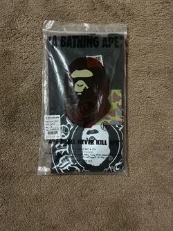 A Bathing Ape BAPE X Chrome Heart T-Shirt Black Size M