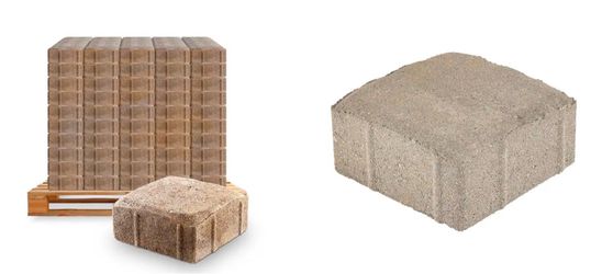 Concrete Pavers - $1/each , 217 pcs available $ ~ 45 sq ft