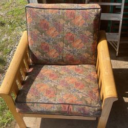 Free Fold Out Day Bed Chair. Real Wood. 