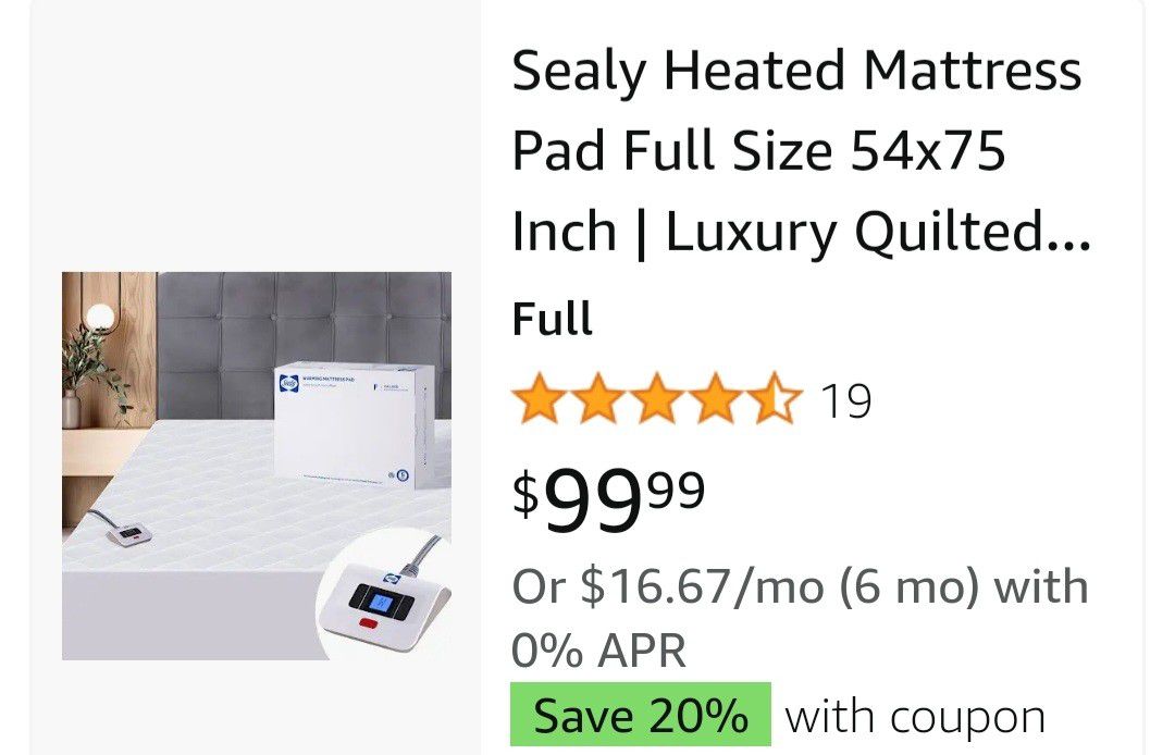 Heated Mattress Pad Extra Full