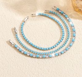 Silver tone bracelets