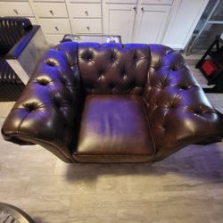 Chesterfield Club Chair Rolled Arms - Bonded Leather online Now For Over $700+