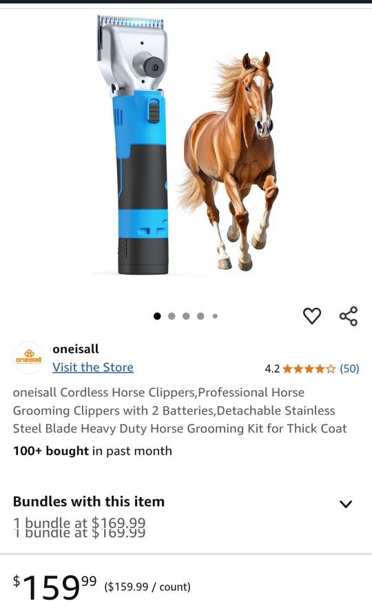 Cordless Horse Clippers