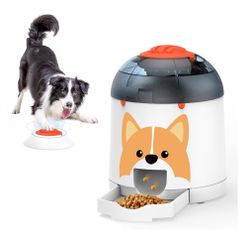 Potaroma Dog Puzzle Feeder Toy, Interactive IQ Training, Electronic Treat Dispenser, Automatic Rechargeable with Remote for Food Dispensing, All Breed