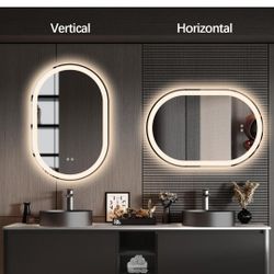 LED Mirror for Bathroom, 24"X16"