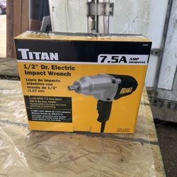 Titan 1/2” Electric Impact Wrench – 7.5A – Brand New
