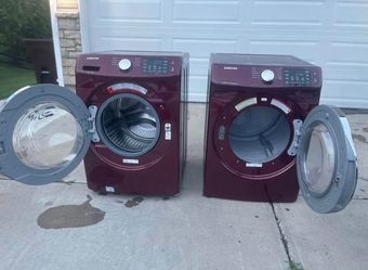 Samsung Electric front-load washer and dryer set