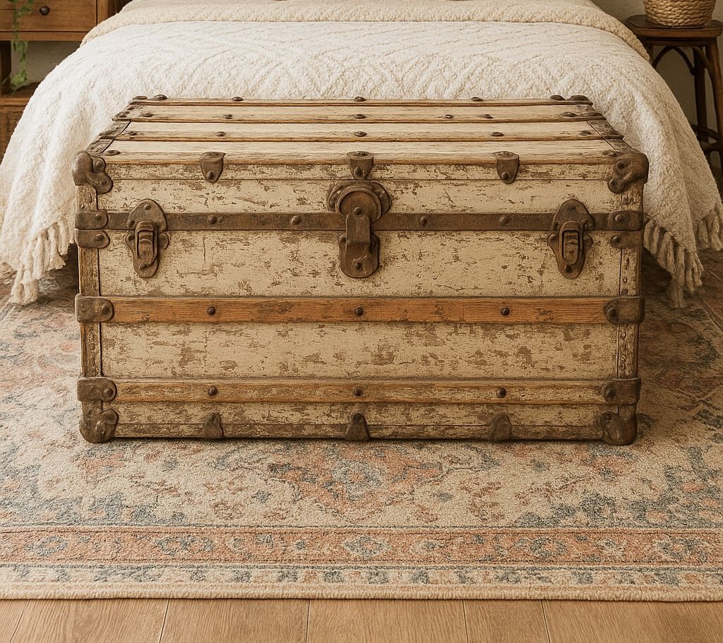 Beautiful vintage/antique steamer trunks