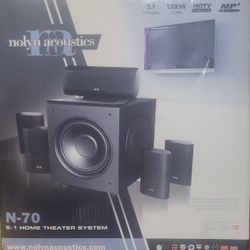 N-70 5.1 Nolyn Acoustics HD Home Theater System