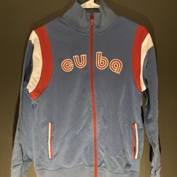 Cuba Zip Up Track Jacket Mens Small