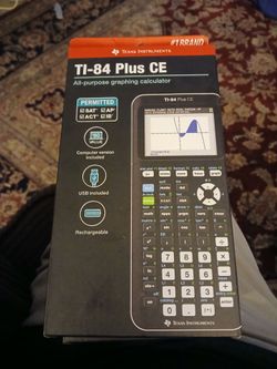 TI-84 PLUS CE CALCULATOR
