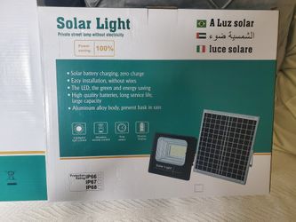 Luz Solar Con Panel Y Control Remoto