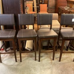 Leather Bar Stools 