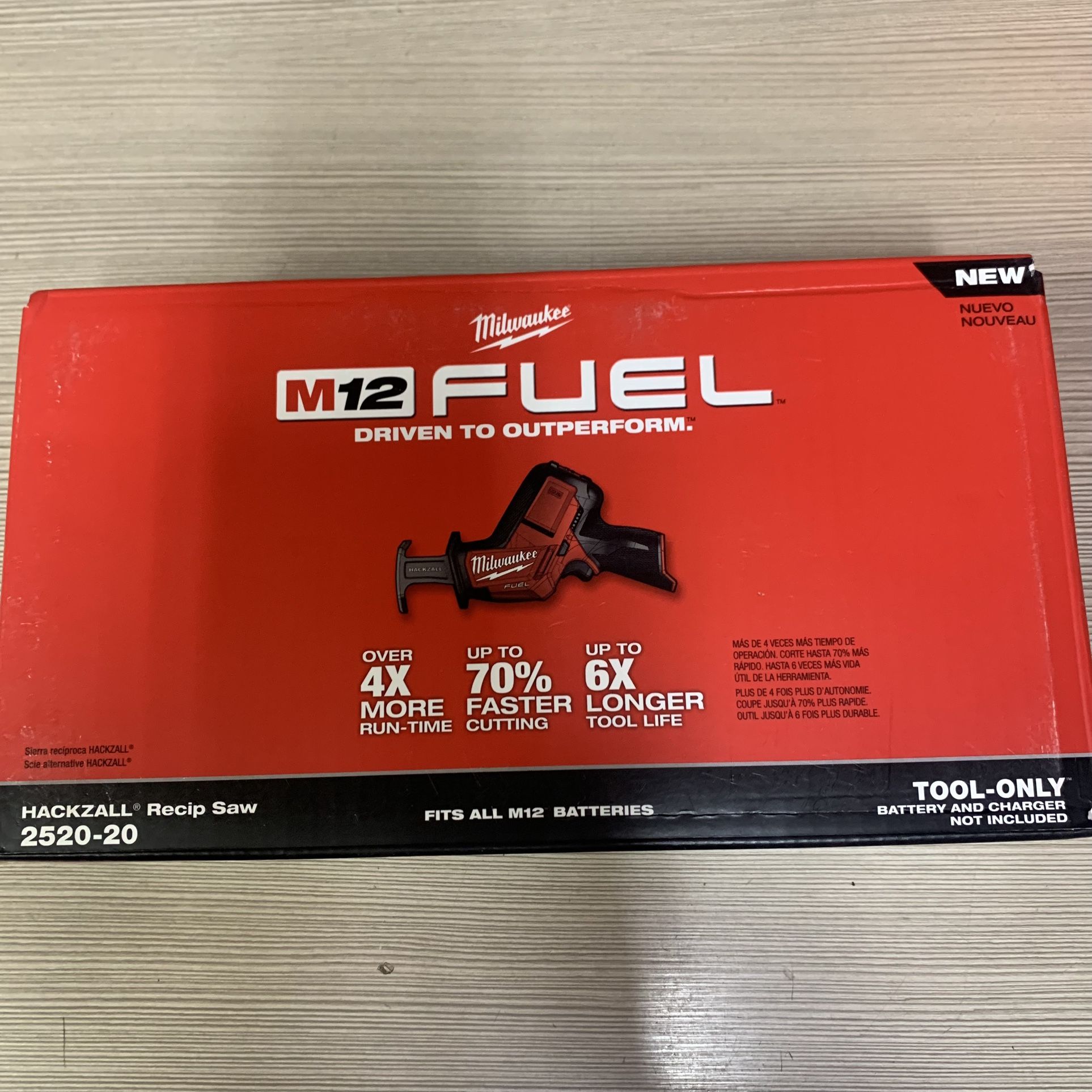 Milwaukee New Hackzall 12M Fuel Brushless