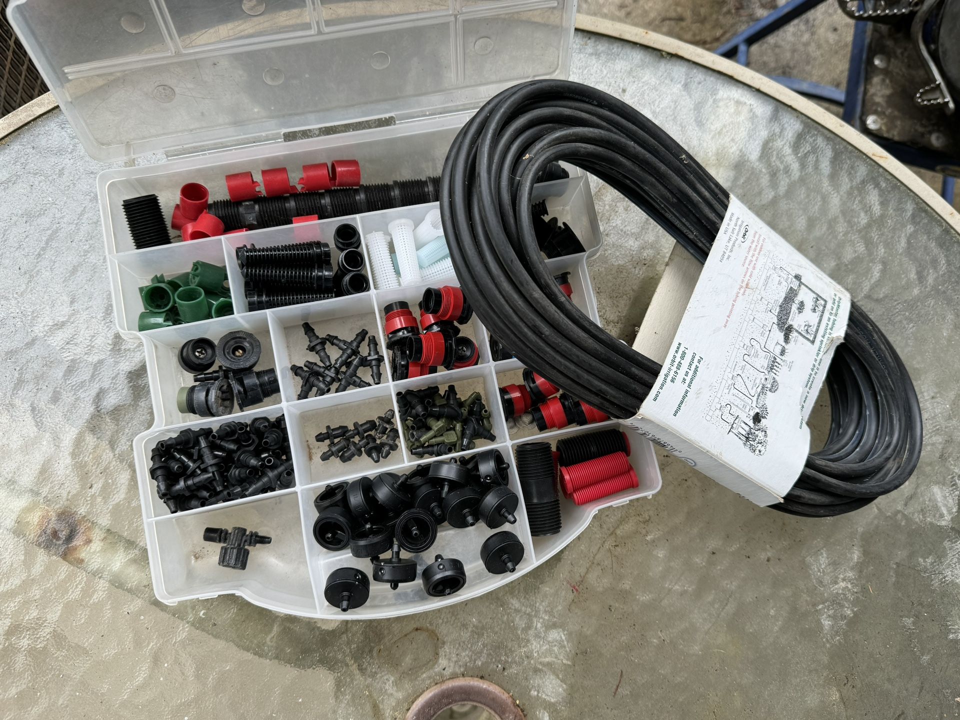 Drip and sprinkler parts 1/4 inch drip tubing 15 feet new package