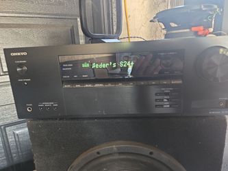 Onkyo  tx-sr393 5.2ch A/V Receiver 80w/Dolby atmos DTS:X 4K HDR Bluetooth