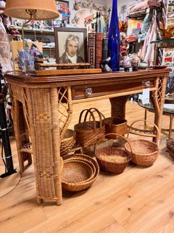 Wicker & Wood desk