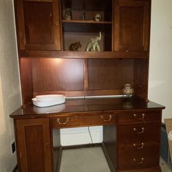 Hooker, brand, Computer Credenza w/ Hutch 