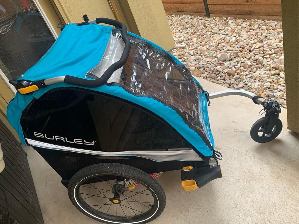 Burley D'lite X Two Seater Bicycle Trailer for Kids