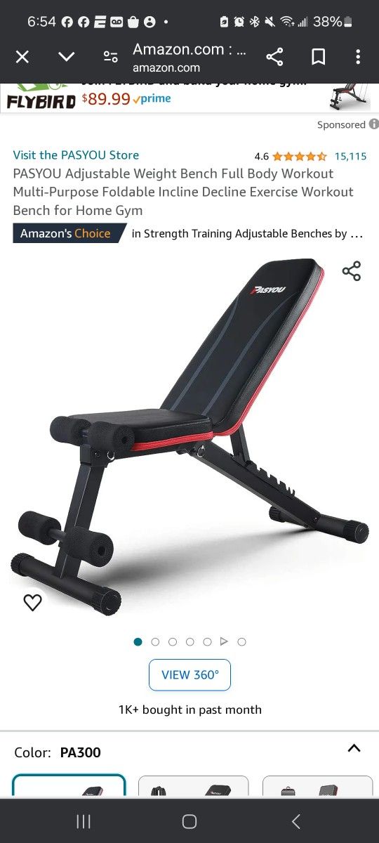 Adjustable Incline/decline Weight Bench