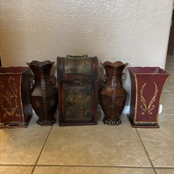 Rustic Decor Vases 