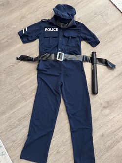 Kids Police Officer Halloween Costume Set