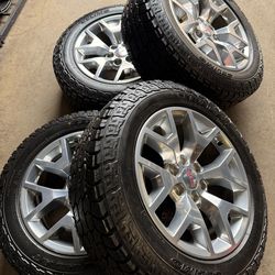 6x139.7 - SNOWFLAKE RINES - GMC CHEVY CADILLAC - MATCHING SET - JUEGO COMPLETO - 20”