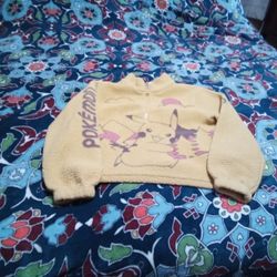 Kids Pokémon Zip Up Sweater Size 8 