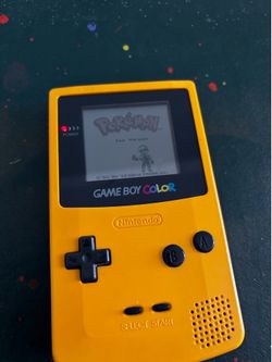 Game boy Color with Pokemon Red