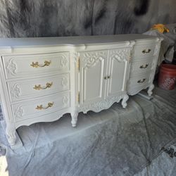 Solid Wood Dresser White