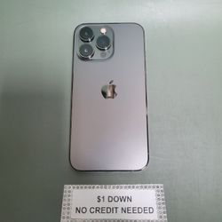 Apple IPhone 13 Pro Unlocked 256gb - 5 Dollars Down No Credit Needed! 