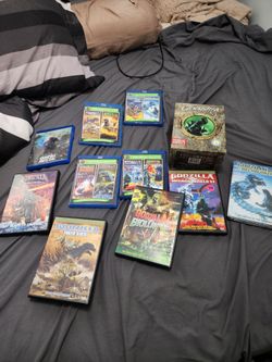 Godzilla Blu Ray/DVD collection.