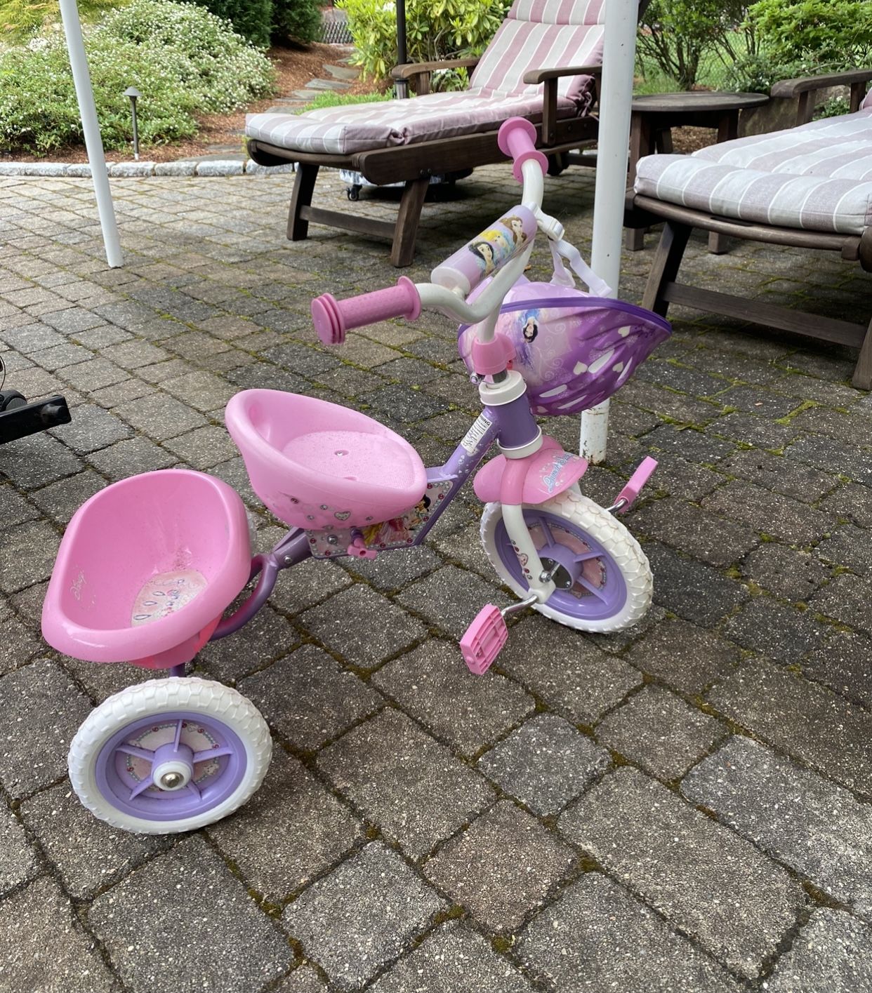 Girl’s Tricycle With Helmet Included