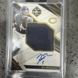 Justin Fields rookie patch auto /99