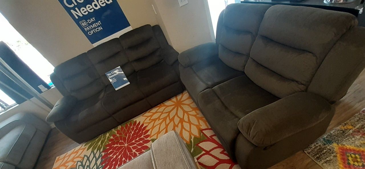 Sofa and love seat from ashley furniture