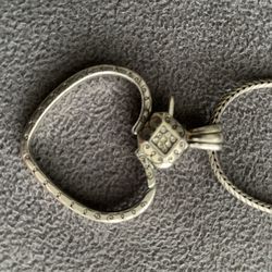 Brighton, large heart necklace