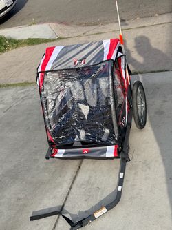 ALLEN Deluxe Child Bike Trailer Red 2 Children
