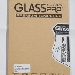 IPhone X Screen Protector Tempered Glass (Full cover)