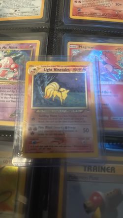 Light Ninetales Pokémon Card 90 HP