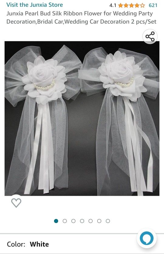 (4 )Car Ribbon Decor
