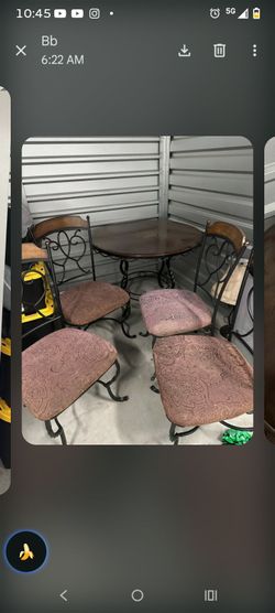 TABLE AND CHAIRS $40