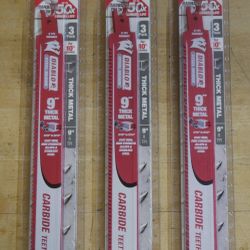 (3) Diablo DS0908CF3 9" Steel Demon Carbide-Tipped Saw Thick Metal Blades NEW