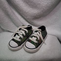 Converse all stars little kids low top canvas camo