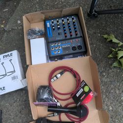 Pyle PMXU43BT 4-Channel Bluetooth Studio Mixer