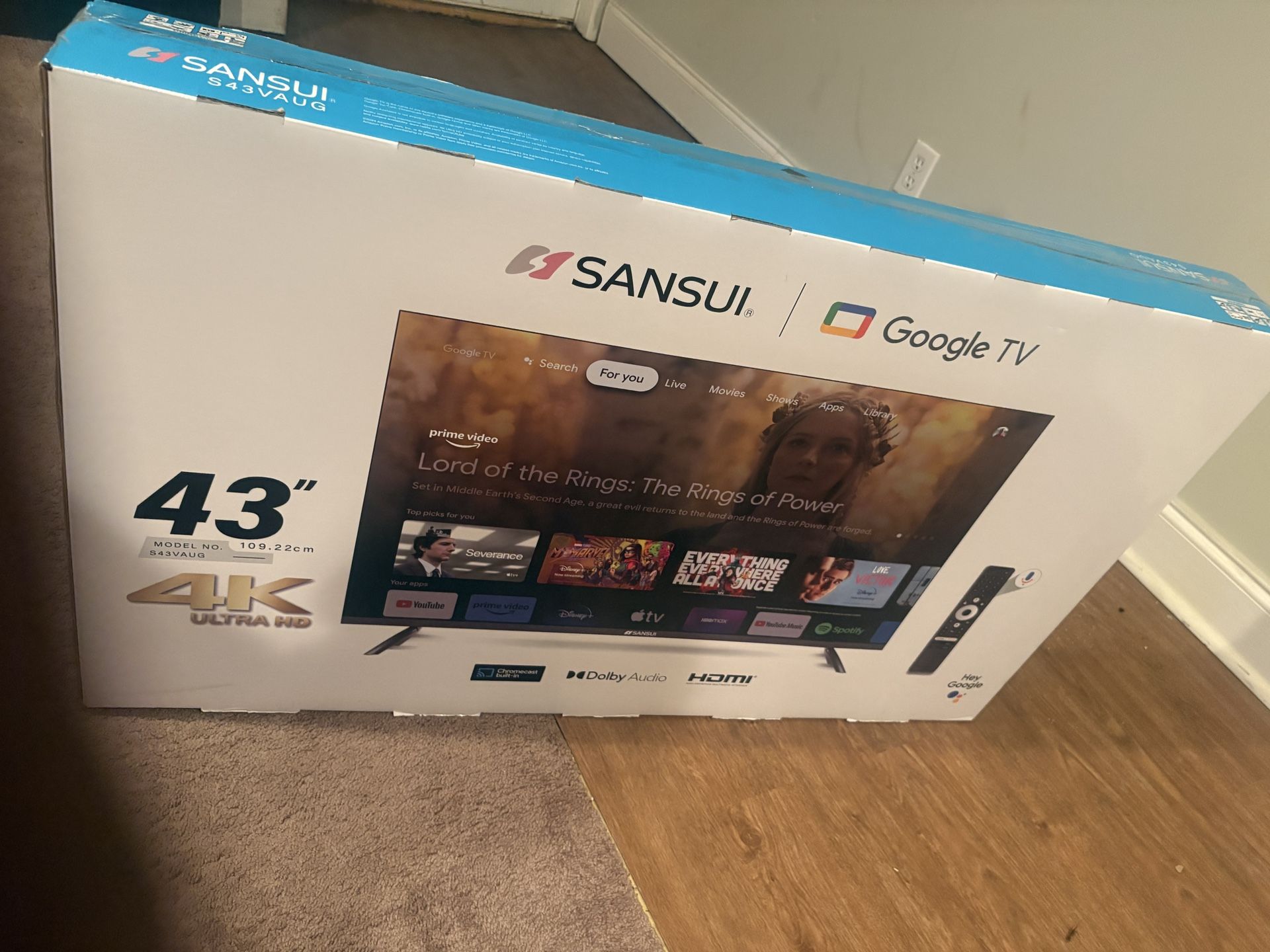 Sansui 43’ 4K UHD TV