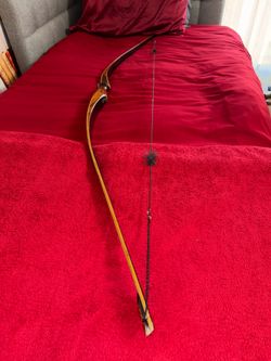 Custom crafted long bow